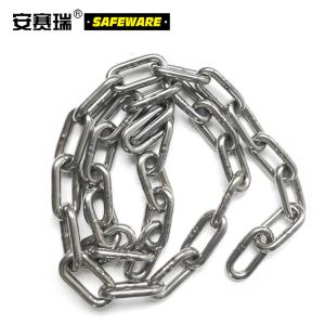 安赛瑞 304不锈钢链条 长环金属铁链子 隔离铁环链 链粗4mm长3m 12259