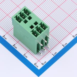 2x3P 3.81mm 排数:2 每排P数:3