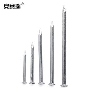 安赛瑞 直纹水泥钉 直纹镀锌水泥钢钉 特种钢钉 挂画钉 射钉 墙钉 长度70mm(2kg装) 22354