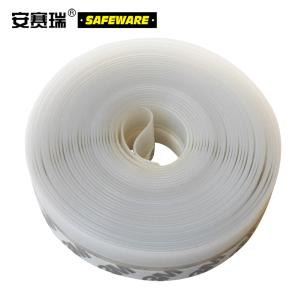 安赛瑞 硅橡胶密封条(含3M背胶)减震隔音降噪硅橡胶密封条 硅胶条 宽45mm×5m 透明 22203