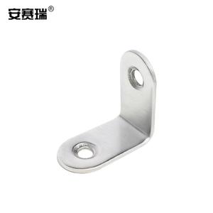 安赛瑞 不锈钢直角角码 L型连接件角铁支架 90度直角固定角铁 16×20×1.8mm(20个装)22489