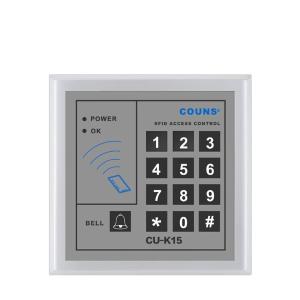 高优(COUNS)电子门禁一体机控制器面板办公室玻璃门防火门密码刷卡智能锁K05 CU-K15(读IC卡)