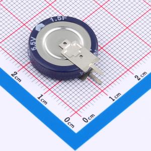 1.5F -20%~+80% 5.5V SuperCap超级电容器纽扣式