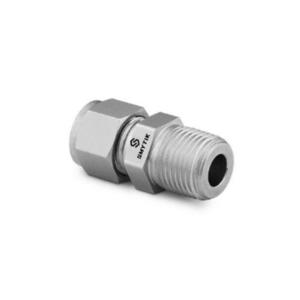 SMYTIK(斯麦提克) 卡套外螺纹接头 S6-MC-6-MN01 6mm-1/8" 316不锈钢 公制管到NPT外螺纹