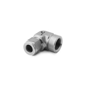 SMYTIK(斯麦提克) 卡套内螺纹弯头 S6-LF-02-FN01 1/4"-1/8" 316不锈钢 卡套管英制到NPT内螺纹