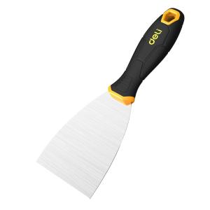 deli(得力工具) 塑柄油灰刀腻子抹灰刮刀铲刀 DL-HD3塑柄油灰刀3寸(黄)