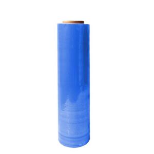 安赛瑞 缠绕膜  10cm×150m 净重3.5kg/卷 单卷 彩色环保塑料拉伸膜 蓝色 10643