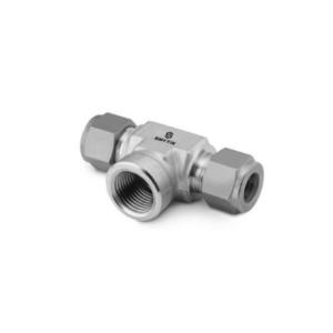 SMYTIK(斯麦提克) 支管内螺纹卡套三通 S6-TTF-6-MR01 6mm-1/8" 316不锈钢 公制卡套管到NPT内螺纹