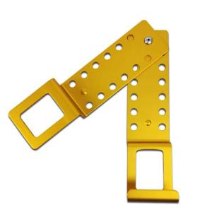 安赛瑞 挂锁搭扣锁 铝合金联排锁钩 多人管理联排锁安全搭扣锁 上锁挂牌 11346