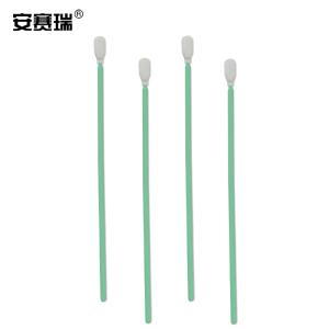安赛瑞 无尘净化布头棉签(100支/包)圆头粘尘棒  工业擦拭棒 超细无尘布棉棒SW-857B 24444