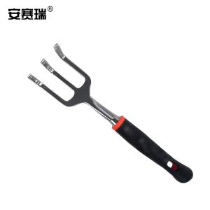 安赛瑞 铝合金松土三齿耙 种菜种花铲子耙子养花松土盆栽种植园艺工具 25004