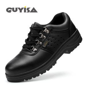 GUYISA(古伊萨) 防砸,防刺穿劳保鞋 黑色 44码 1双