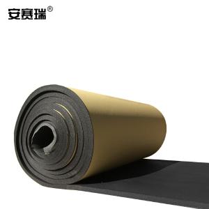安赛瑞 隔音防水棉自粘 厚3cm 1x10m 黑色 吸音棉阻燃ktv录音棚窗户贴隔音板  25026