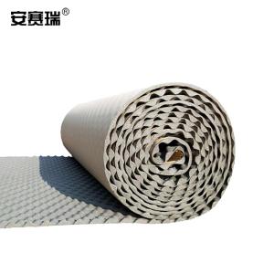 安赛瑞 隔音防水棉自粘 厚2cm 1x10m 灰色凹凸吸音棉隔音板阻燃ktv录音棚窗户贴隔音板  25022