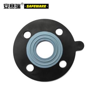 安赛瑞 四氟橡胶复合垫片 四氟橡胶垫片 复合橡胶法兰垫片 PTFE+EPDM DN25(20片装) 23276