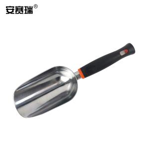安赛瑞 园艺半圆铲 铝合金制冰铲硅胶双色手柄 园艺工具 面粉黄豆铲米店多用铲 25001