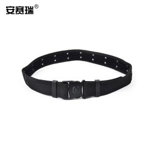 安赛瑞 保安腰带 安保户外腰带 作训装备装饰 宽5.4cm长140cm黑色 23934