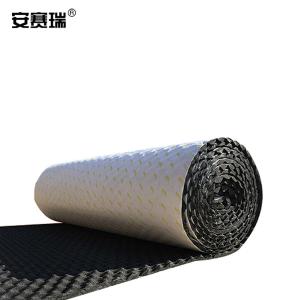 安赛瑞 隔音防水棉自粘 厚2cm 1x10m 黑色凹凸吸音棉隔音隔音吸音隔音板材料自粘保温  25020