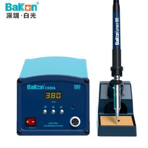 Bakon(深圳白光)，150W高频焊台电烙铁套装可调温数显涡流电焊台，BK3300A