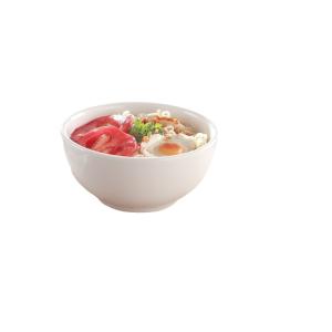 靓佳 纯白陶瓷米饭碗 陶瓷碗 汤碗 陶瓷餐具 加厚防烫 5英寸4个装