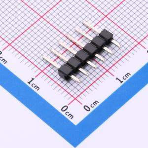1x6P 间距:2.54mm 方针 直插