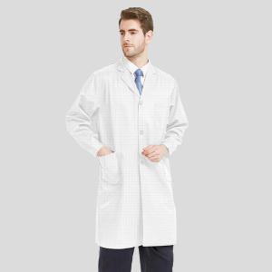 佰益 1203防酸碱防静电大褂(白色) 防静电服 中号(170-175)