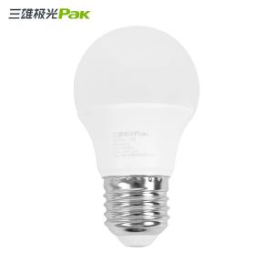 三雄极光 PAK543043 灯泡 星际Ⅱ 球泡 3W 6500K E27 Ф50x88 乳白PC罩