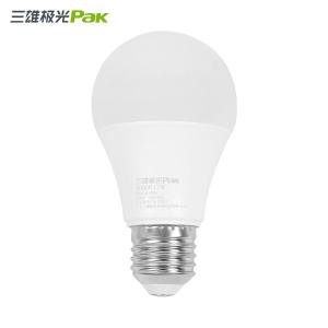 三雄极光 PAK543048 灯泡 星际Ⅱ 球泡 10W 3000K E27 Ф65x127 乳白PC罩