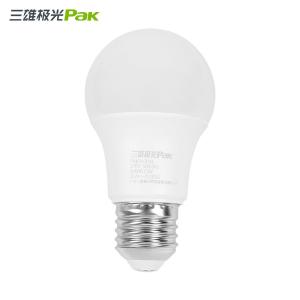 三雄极光 PAK543044 灯泡 星际Ⅱ 球泡 5W 3000K E27 Ф55x100 乳白PC罩