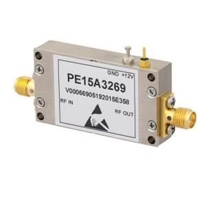 低噪声宽带放大器,NF 3 dB,P1dB 14.5 dBm, 10 MHz ~ 6 GHz,增益 34 dB,IP3 25.5 dBm,SMA