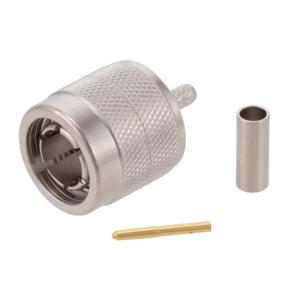 75欧姆 TNC 公头连接器,压接/焊接附件,适用于同轴电缆  RG179,RG187,RG316
