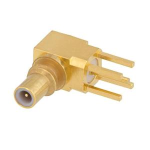 SSMC母头直角型连接器,焊接式,表面封装式PCB