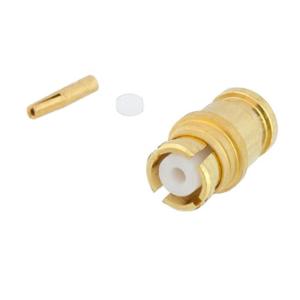 SMP母头连接器,焊接式,适用于同轴电缆  PE-047SR, PE-SR047AL, PE-SR047FL, DC - 8 GHz