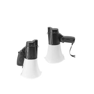 信霆 M-9LA 手持高音喊话器扩音器 可录音带照明便携手提 黑色