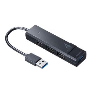 SANWA SUPPLY(山业)USB集线器 USB3.0*1 USB2.0*3USB-3H421BK