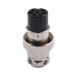 LICQ GX16连接器插头7针7芯圆形螺纹(线缆)连接器 AD.MT.GX16.307.NYA