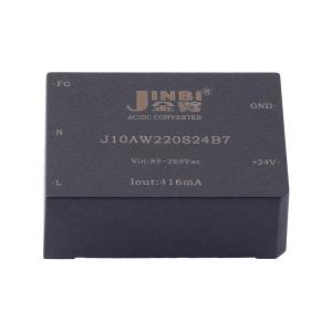 金臂 J10AW220S24B7 10W,AC-DC,单路24V输出,2500V隔离