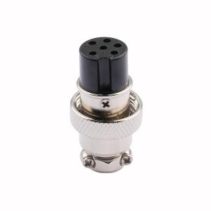 LICQ GX16连接器插头6针6芯圆形螺纹(线缆)连接器 AD.MT.GX16.306.NYA