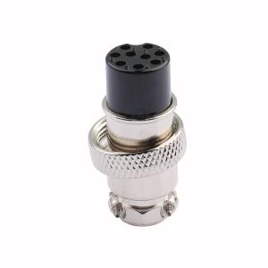 LICQ GX16连接器插头9针9芯圆形螺纹(线缆)连接器 AD.MT.GX16.309.NYA