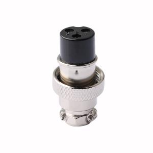 LICQ GX16连接器插头3针3芯圆形螺纹(线缆)连接器 AD.MT.GX16.303.NYA