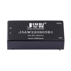 金臂 J3AW220S05B1 3W,AC-DC,单路5V输出,2500V隔离