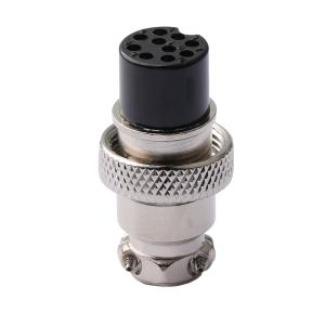 LICQ GX16连接器插头10针10芯圆形螺纹(线缆)连接器 AD.MT.GX16.310.NYA