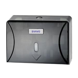瑞沃(SVAVO)擦手纸盒免打孔酒店卫生间纸巾盒壁挂厨房抽纸盒挂墙家用厕所纸盒 V-TH12茶色