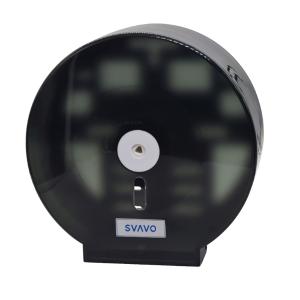 瑞沃(SVAVO)大卷纸盒壁挂式酒店防水大卷纸盒家用免打孔纸巾盒卫生间厕纸盒 V-TH10茶色
