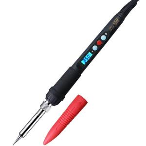 亚润电烙铁60W数显恒温可调温铬铁电子维修焊锡枪家用工具 YR-938D(60W数显款)
