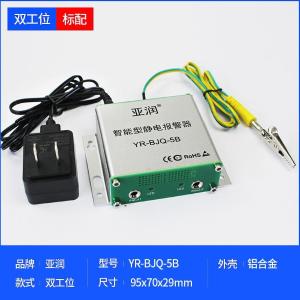 亚润防静电手环报警器有线手腕带外接信号在线监测仪 YR-BJQ-5B 双工位
