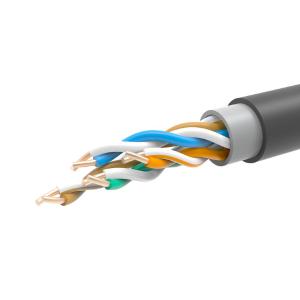 兆龙E系列 U/UTP CAT5E 100MHz 4PR 24AWG PVC+PE 305m/盘