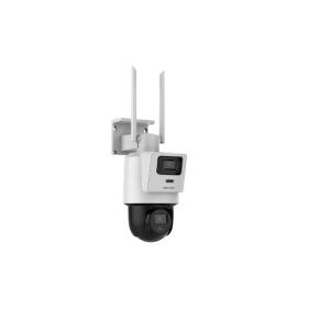 海康威视HK-Q2S8DM-GL/LN(4/4mm)监控摄像头家用手机远程4G免流量免wifi免连网线 400万像素双摄像头 室外夜视360度全景带电源器 不配内存卡