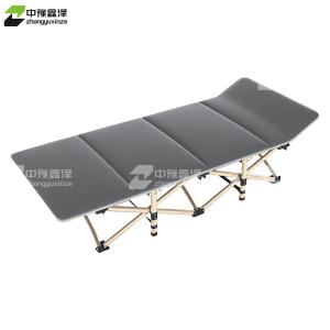 中豫鑫泽ZYXZXZ4073136简易折叠床单人午休床便携床 灰色方管含棉垫