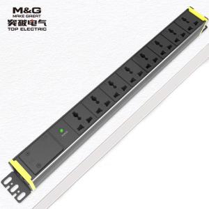 MAKE GREAT(突破电气) 曜石黑 16A 自接线盒 8位 多用孔